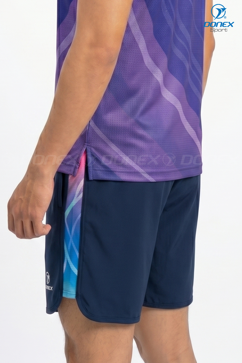 Quần thể thao nam MSC-2048-12-01 Navy phối trắng